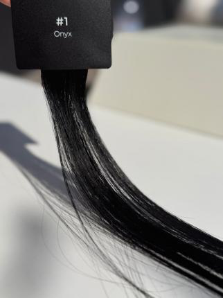 Echte haarstaal #1 Onyx