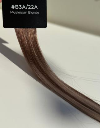 Echte Crown Aura haarstaal #B3A/22A Mushroom Blonde
