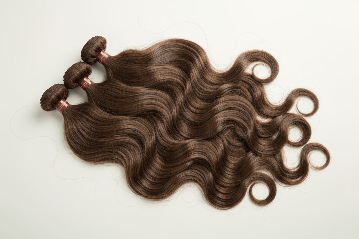Velvet Mocha – Clip-in Extensions 100% Virgin Hair