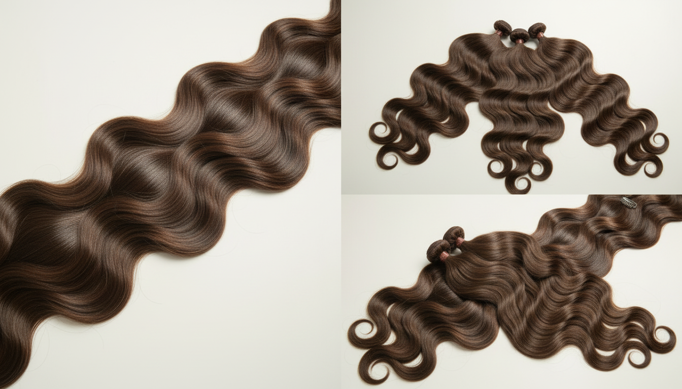 Velvet Mocha – Clip-in Extensions 100% Virgin Hair